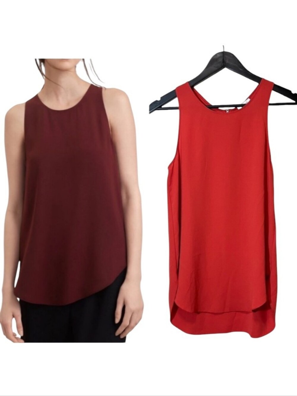 Wilfred Sevres Blouse - Sleeveless Drapey Blouse - Size XS